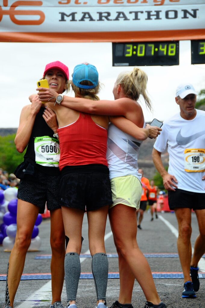 She's On A Run St George Marathon Group Finish